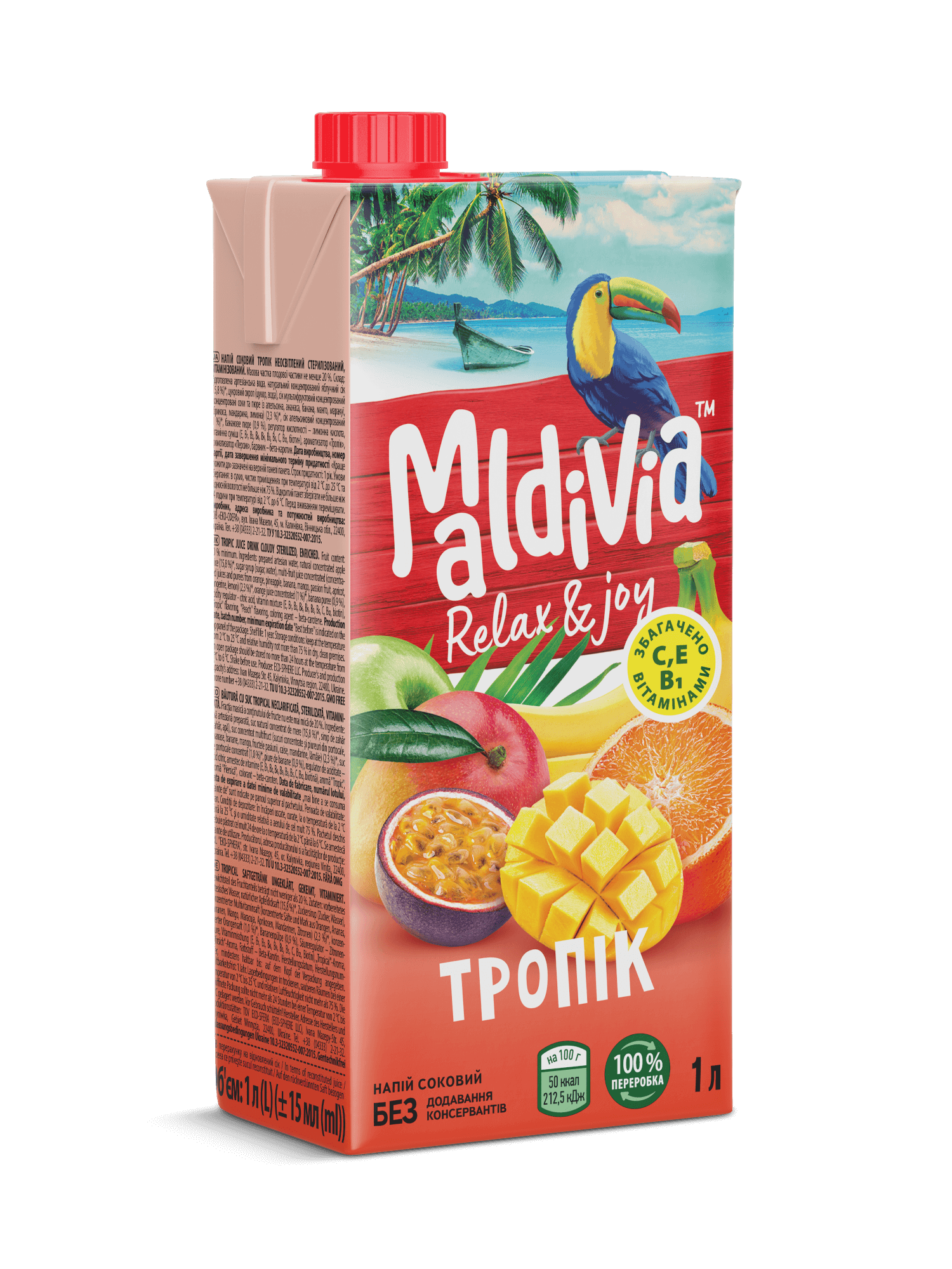 Napój sokowy Maldivia Tropik 1 l